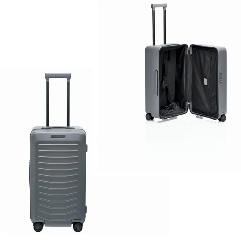 Bric's Porsche Roadster By Bric's 26" Spinner Trunk Luggage - Anthracite Gray Matte