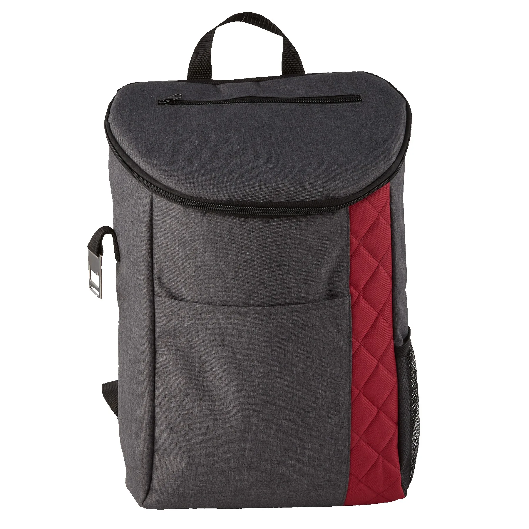 Gray Heather/Red