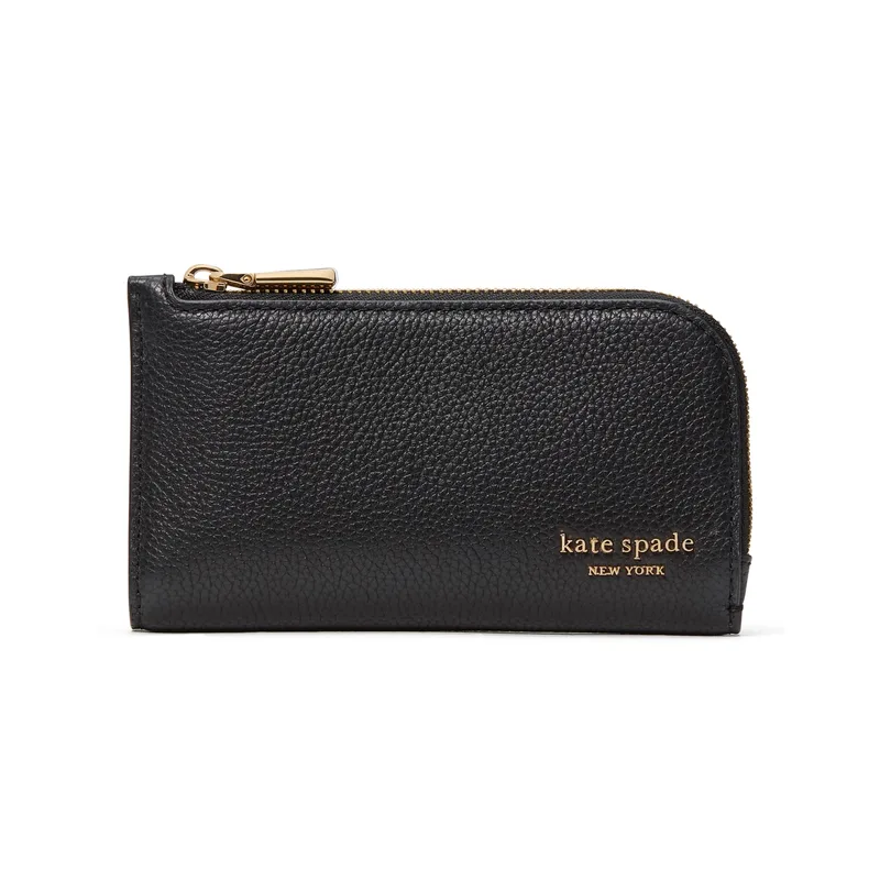 kate spade Devin Small Slim Bifold Wallet - Black