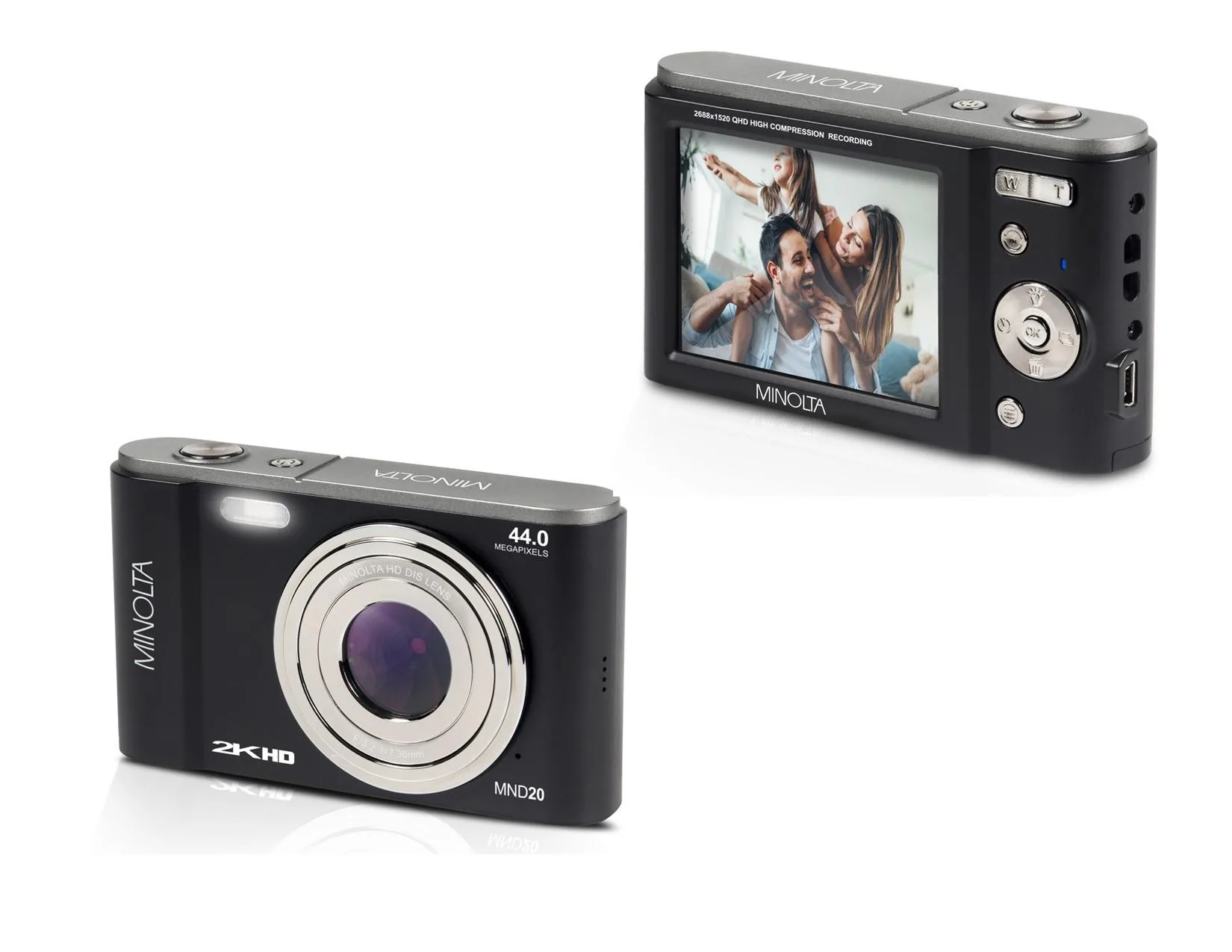 Minolta 44Mp 2.7K Quad Hd Digital Camera