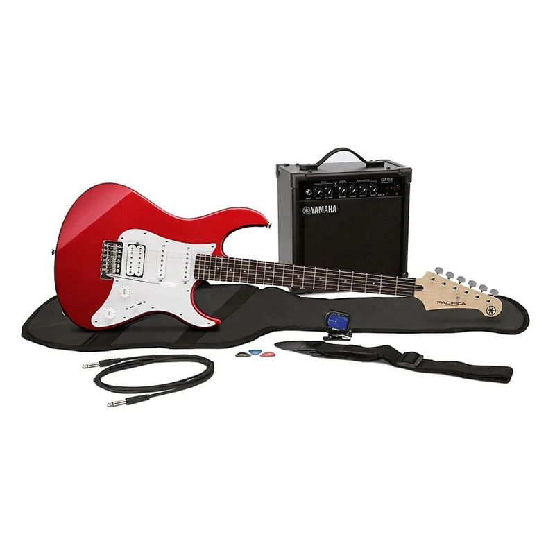 Yamaha Gigmaker Electric Guitar Pac012 W/ Amp Guitar Package Red