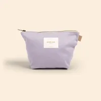 Tweedle Dum Bag - Colored Canvas With Leather Tab — Fruit Punch Red