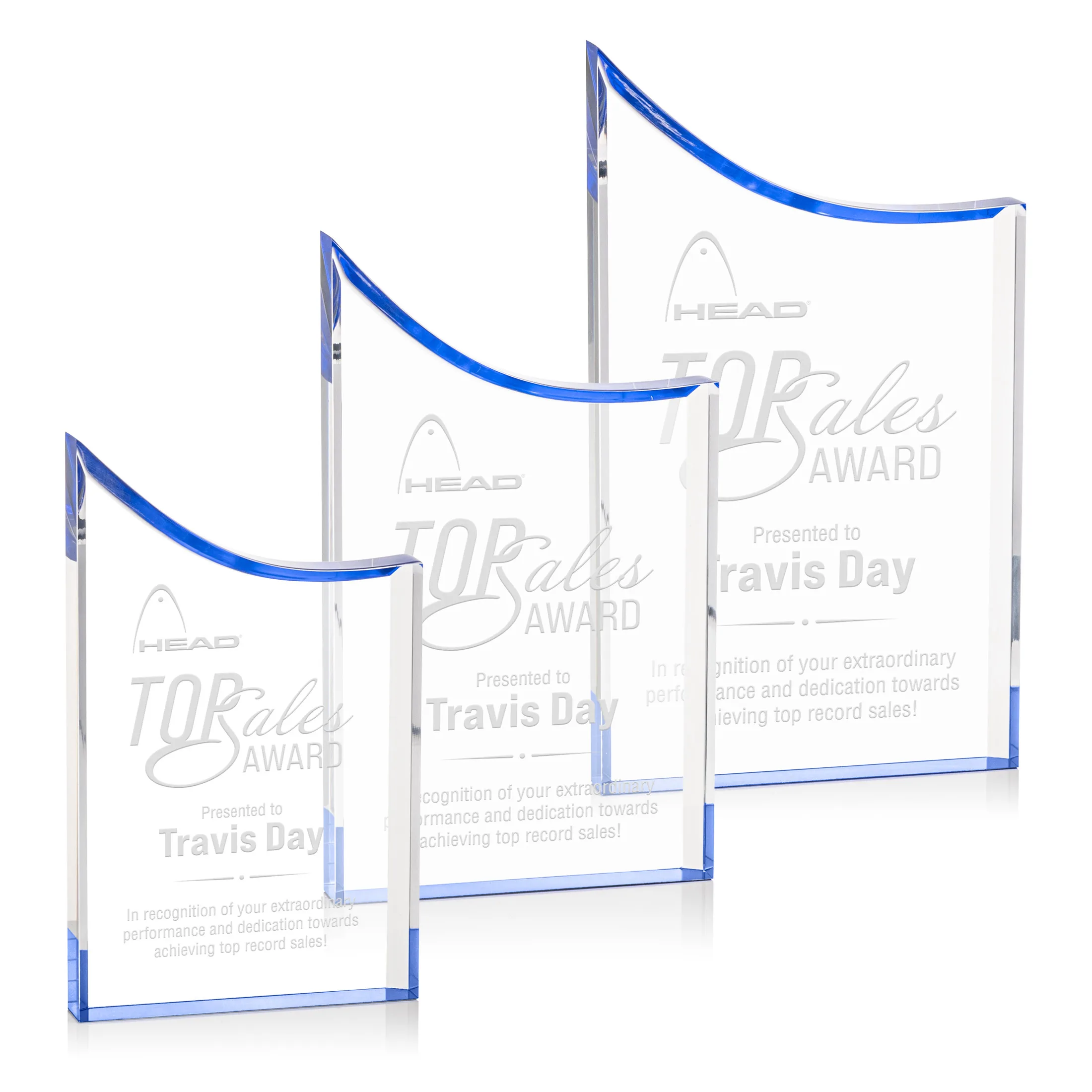 Laser Engraving, Blue