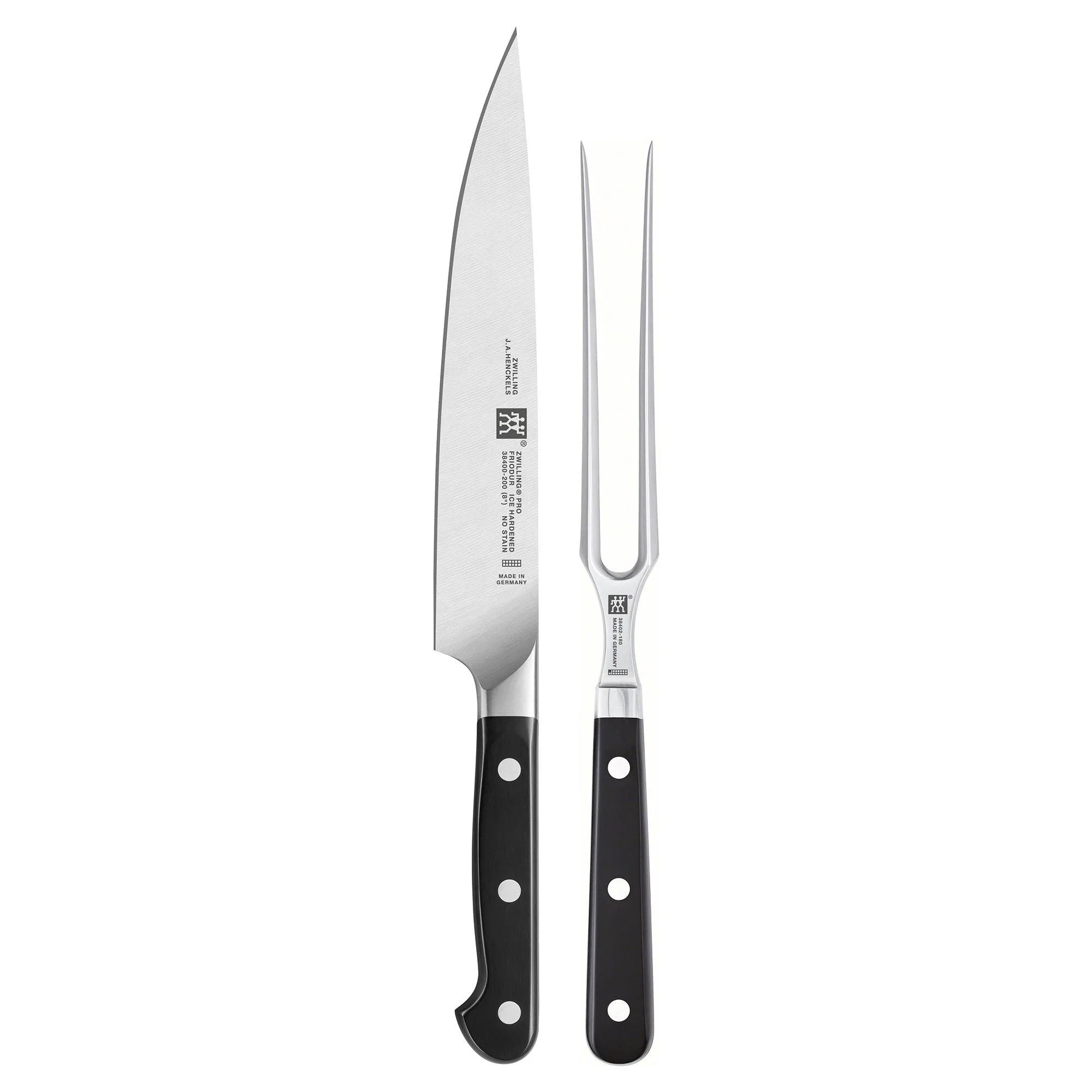Zwilling Zwilling PRO 2 Piece Carving Knife & Fork Set