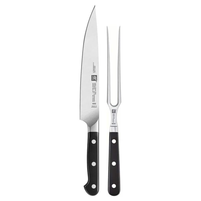 Zwilling Zwilling PRO 2 Piece Carving Knife & Fork Set