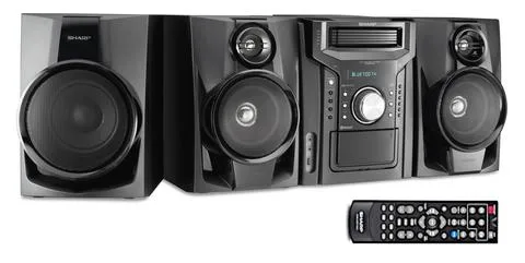 Sharp® 350W 5-Disc Mini Shelf Speaker System