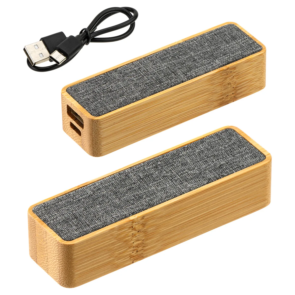 FSC® Bamboo/RPET 2000mAh Mini Power Bank view 2