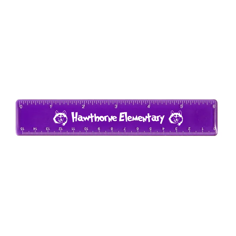 6" Plastic Ruler view 7