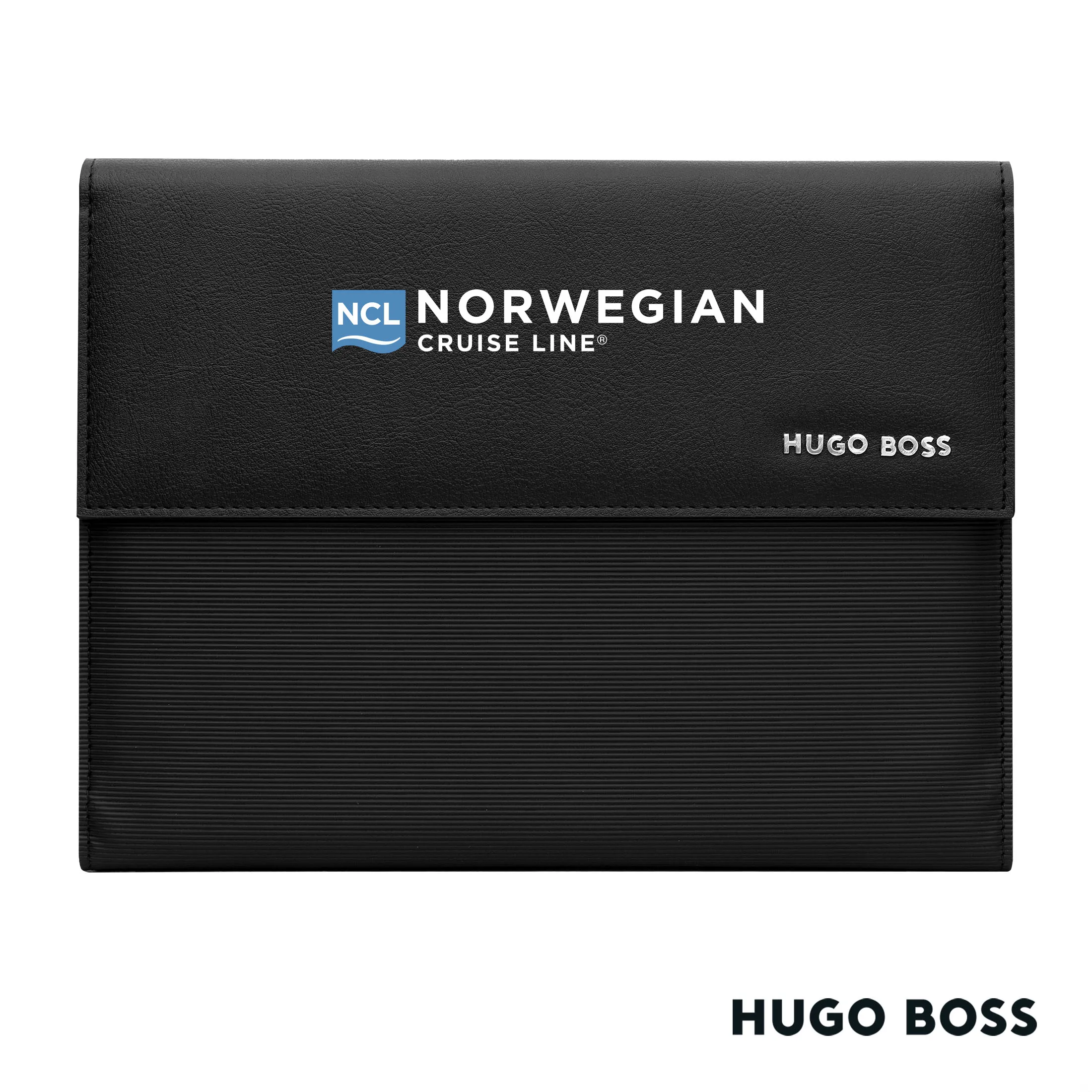 Hugo Boss® Pinstripe A5 Folder