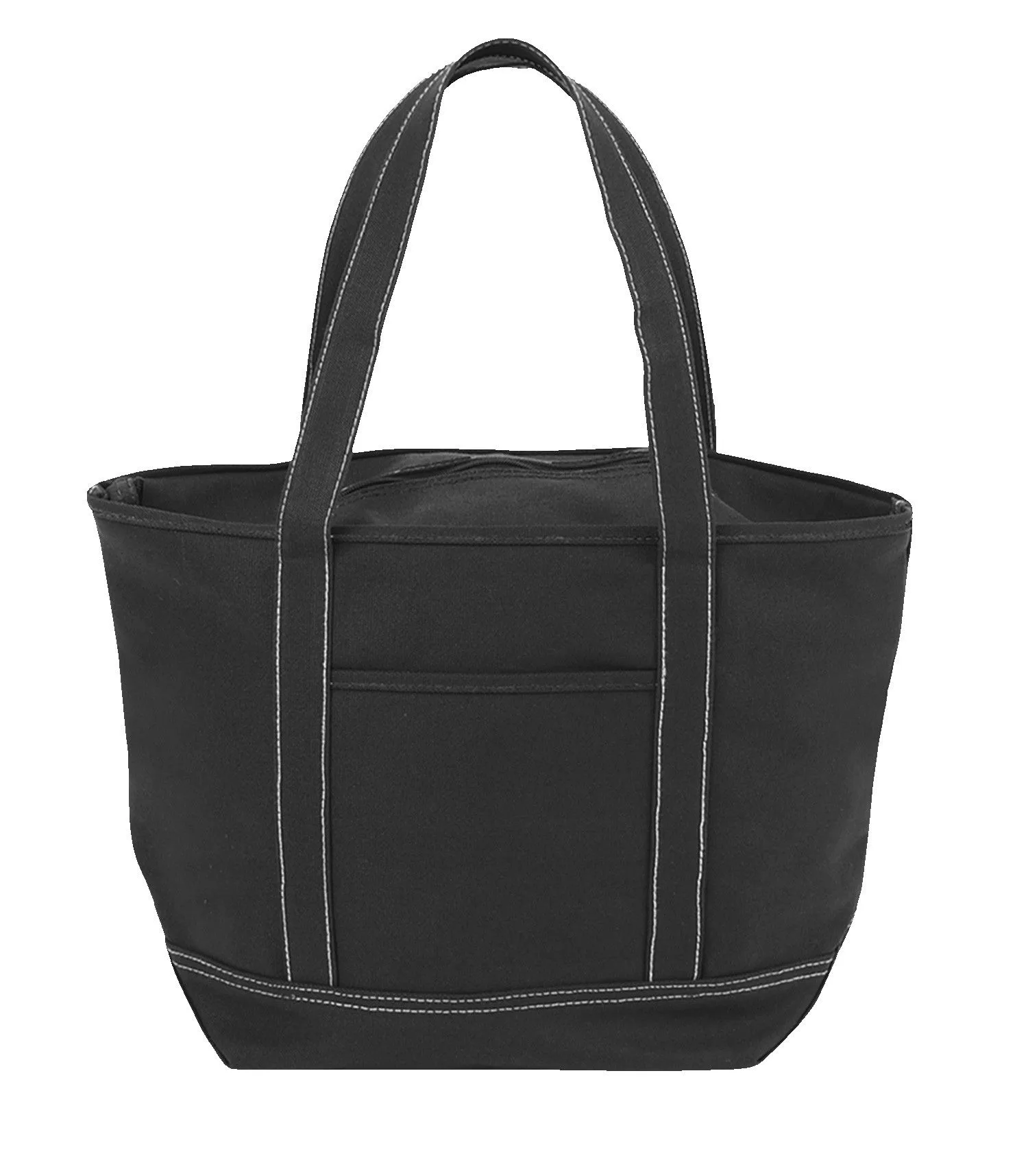 Sailway Solid Zippered Tote Bag view 2