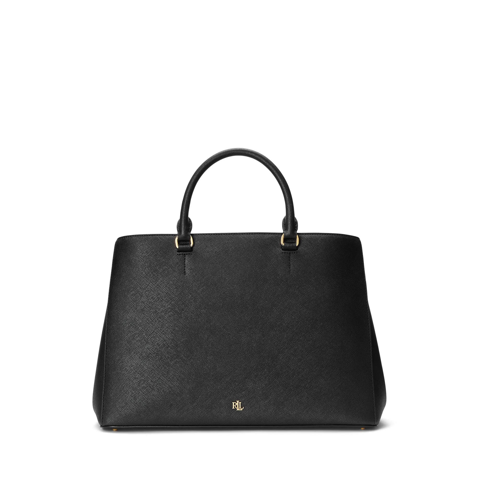 Ralph Lauren Black Hanna Satchel Bag