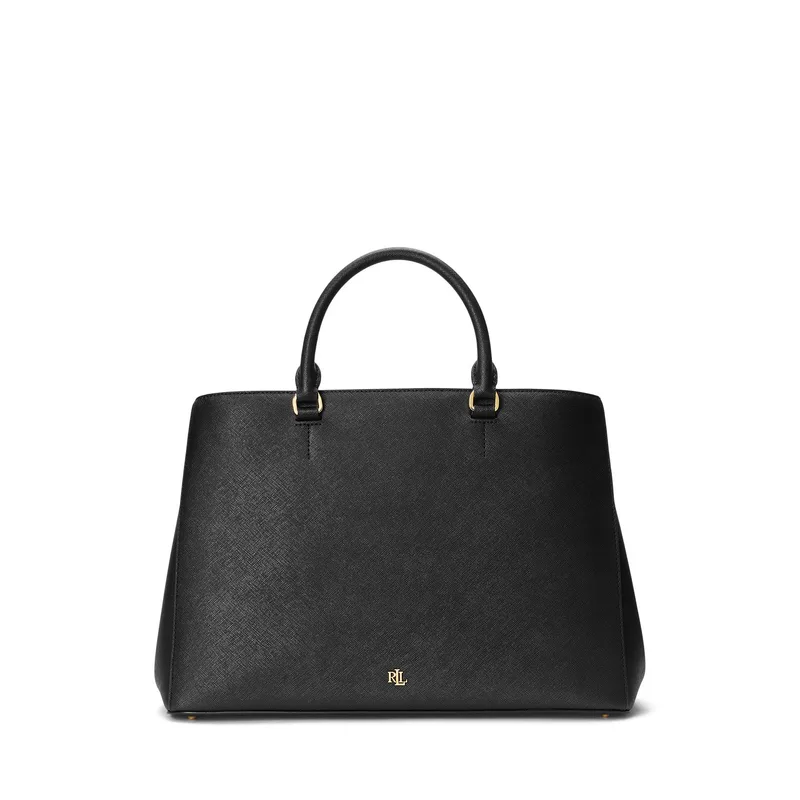 Ralph Lauren Black Hanna Satchel Bag