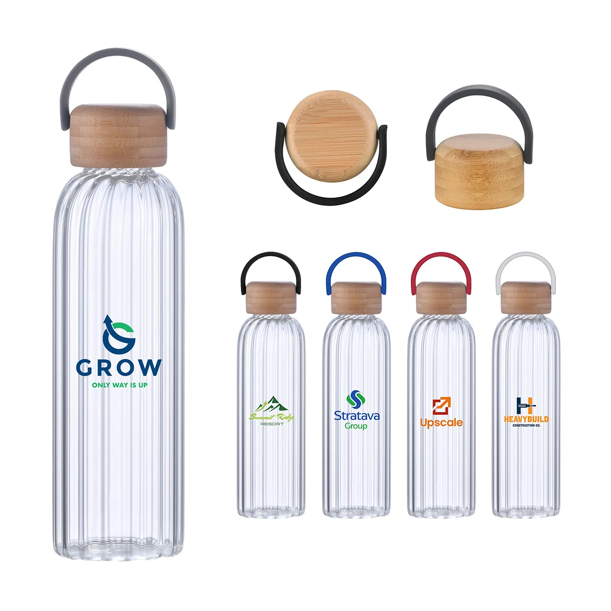 Jovito 21 oz. Glass Water Bottle