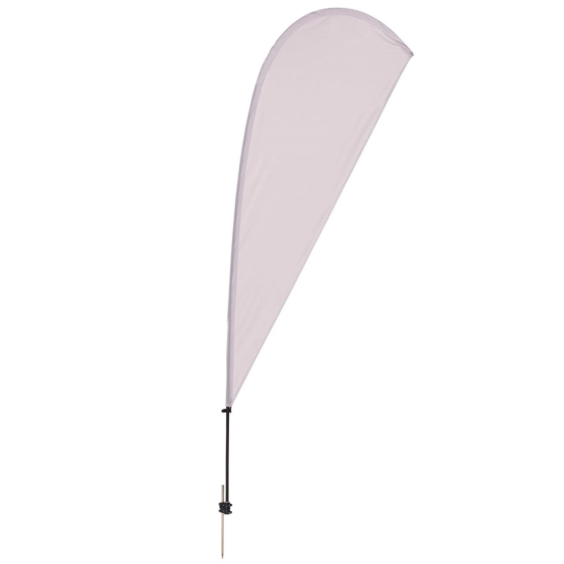 9.5' Value Teardrop Sail Sign Flag - 1-Sided with Spike view 2