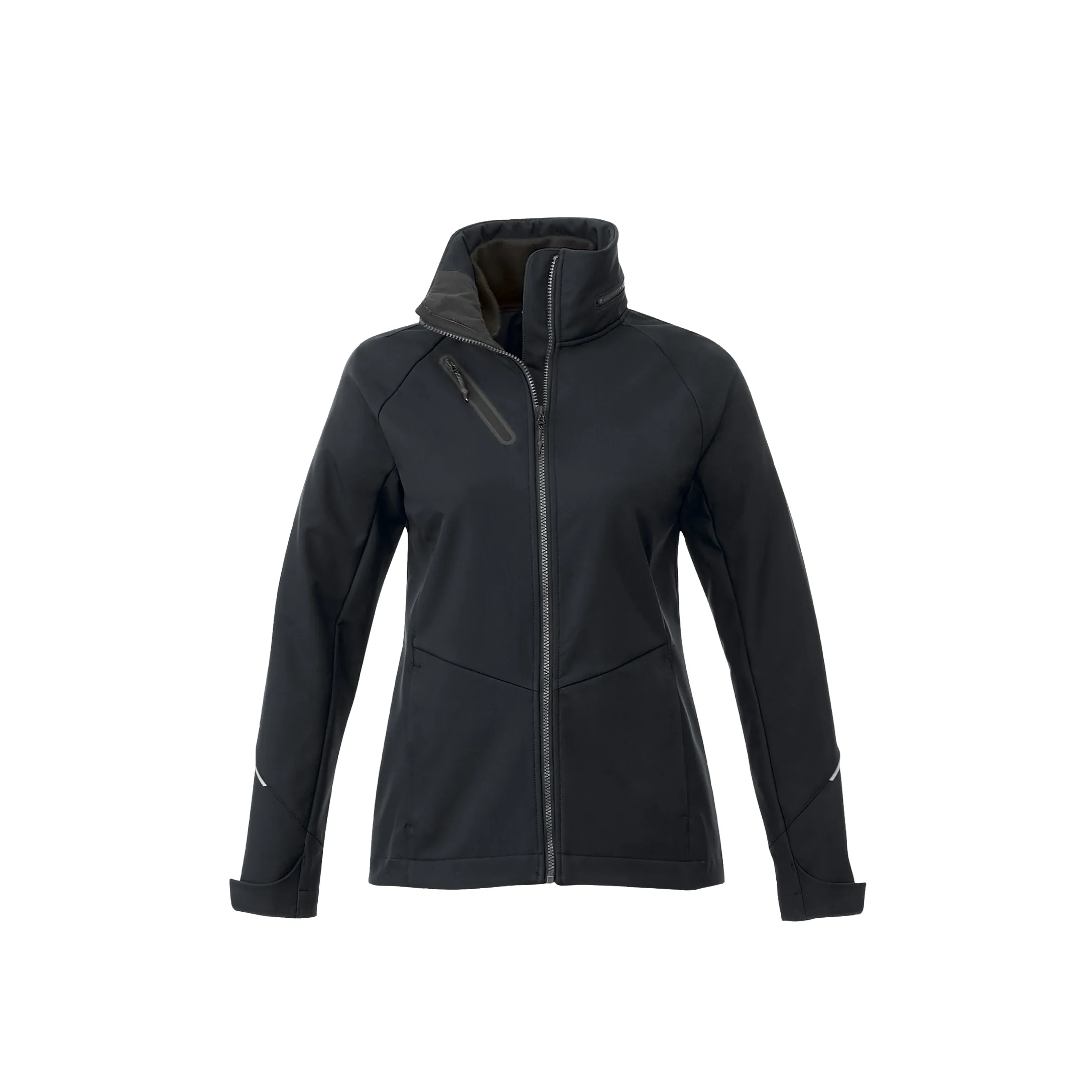 Women's PEYTO Waterproof Softshell Jacket with Roll-Away Hood view 2