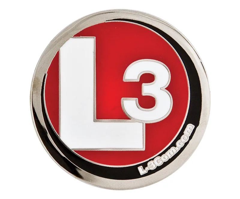 1.5" Brass Challenge Coin w/Nickel Plating