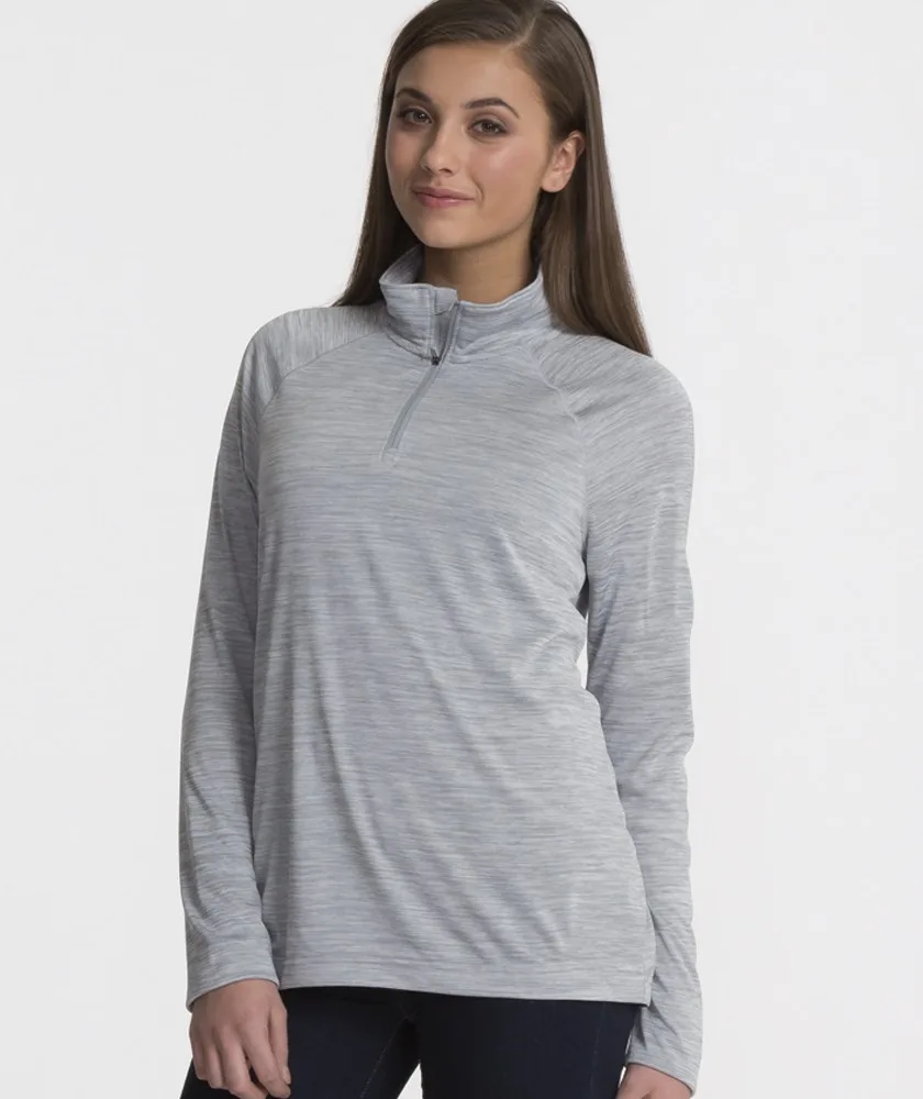 Women's Space Dye Performance Pullover Shirt view 4