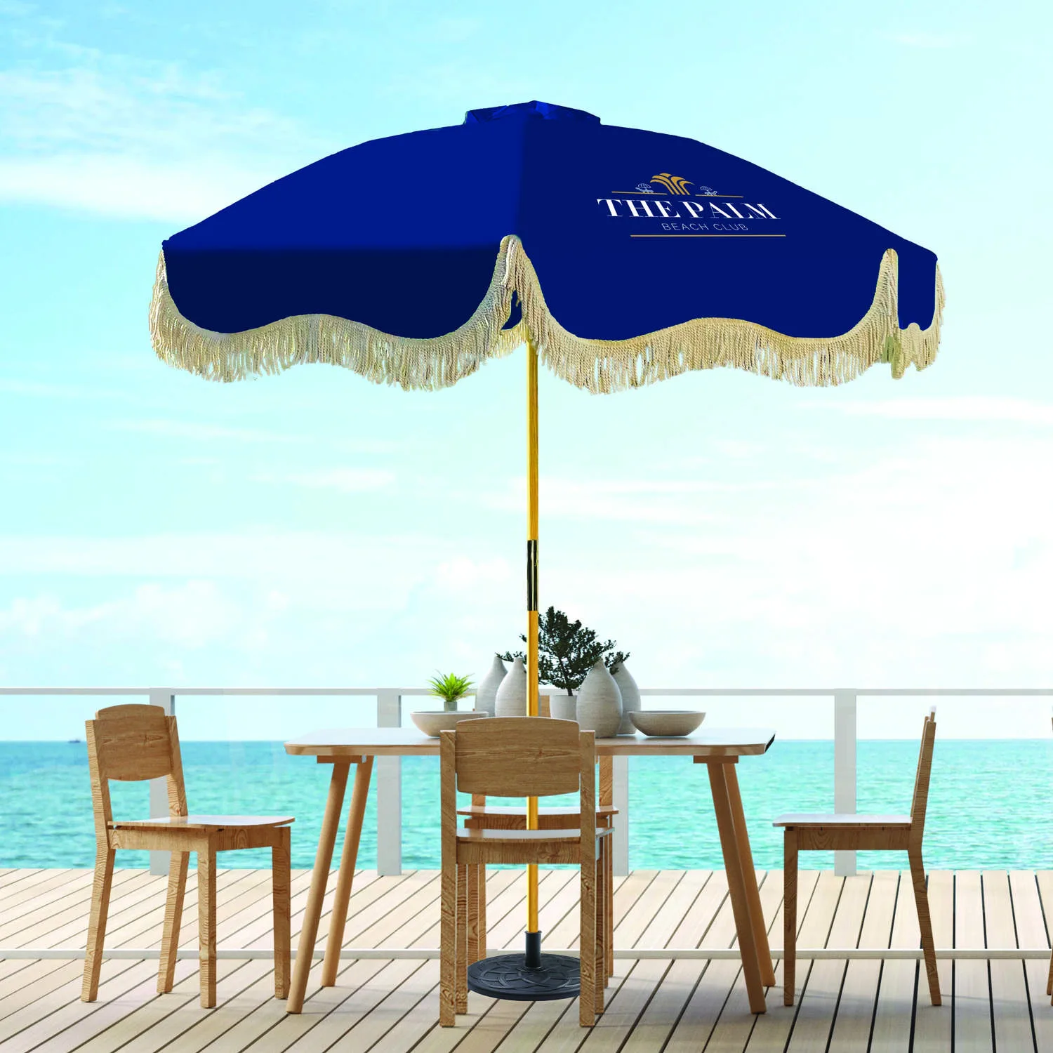 St. Tropez Market Umbrella Kit (1 Imprints) view 3