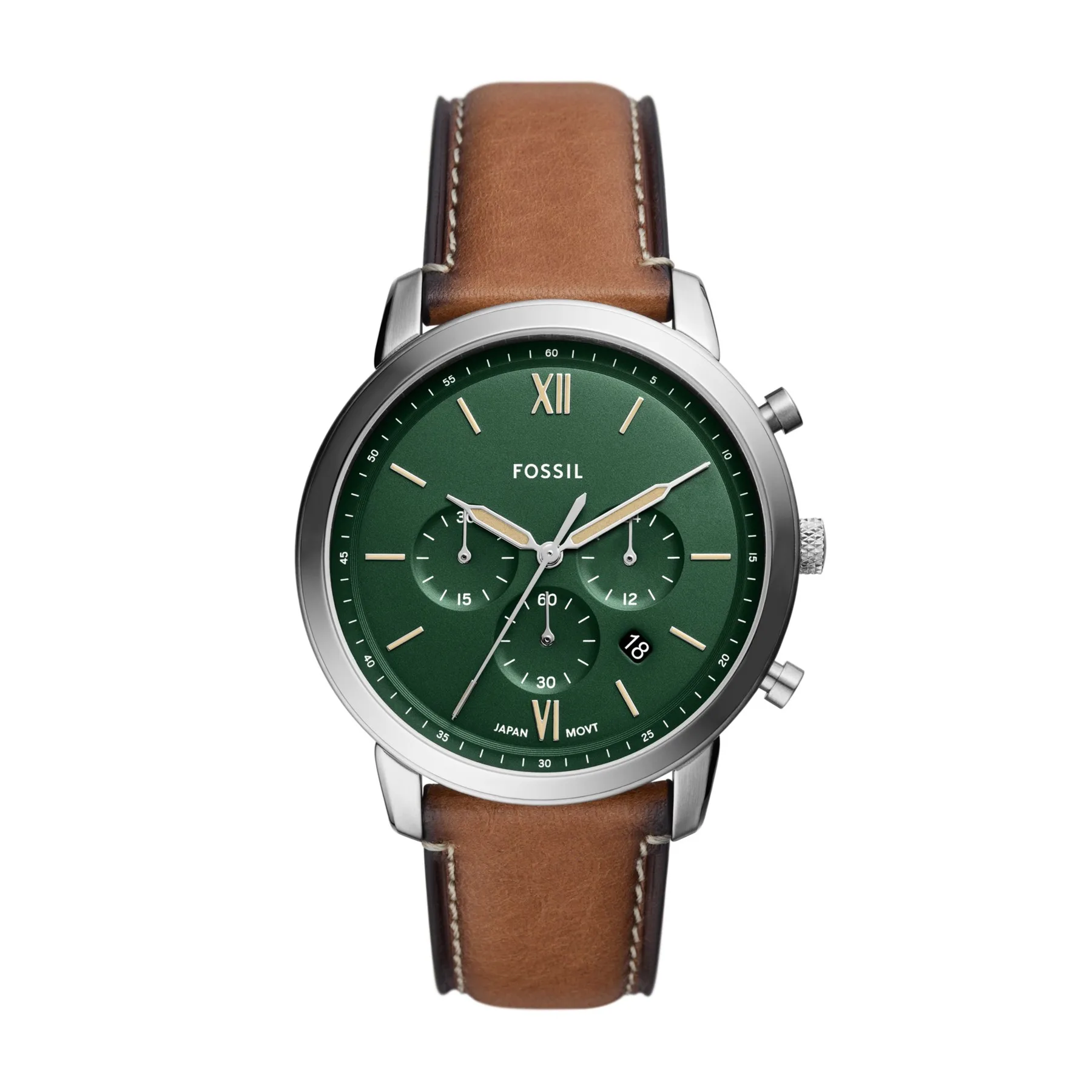Fossil Men's Neutra Chronograph Tan LiteHide Leather Watch