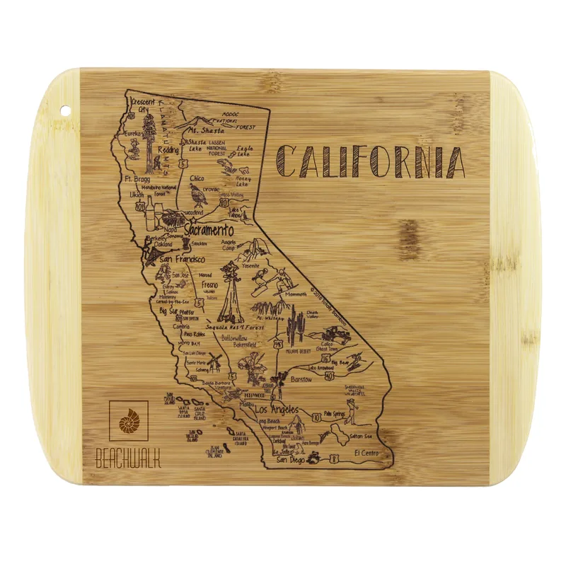 A Slice of Life California Serving & Cutting Board