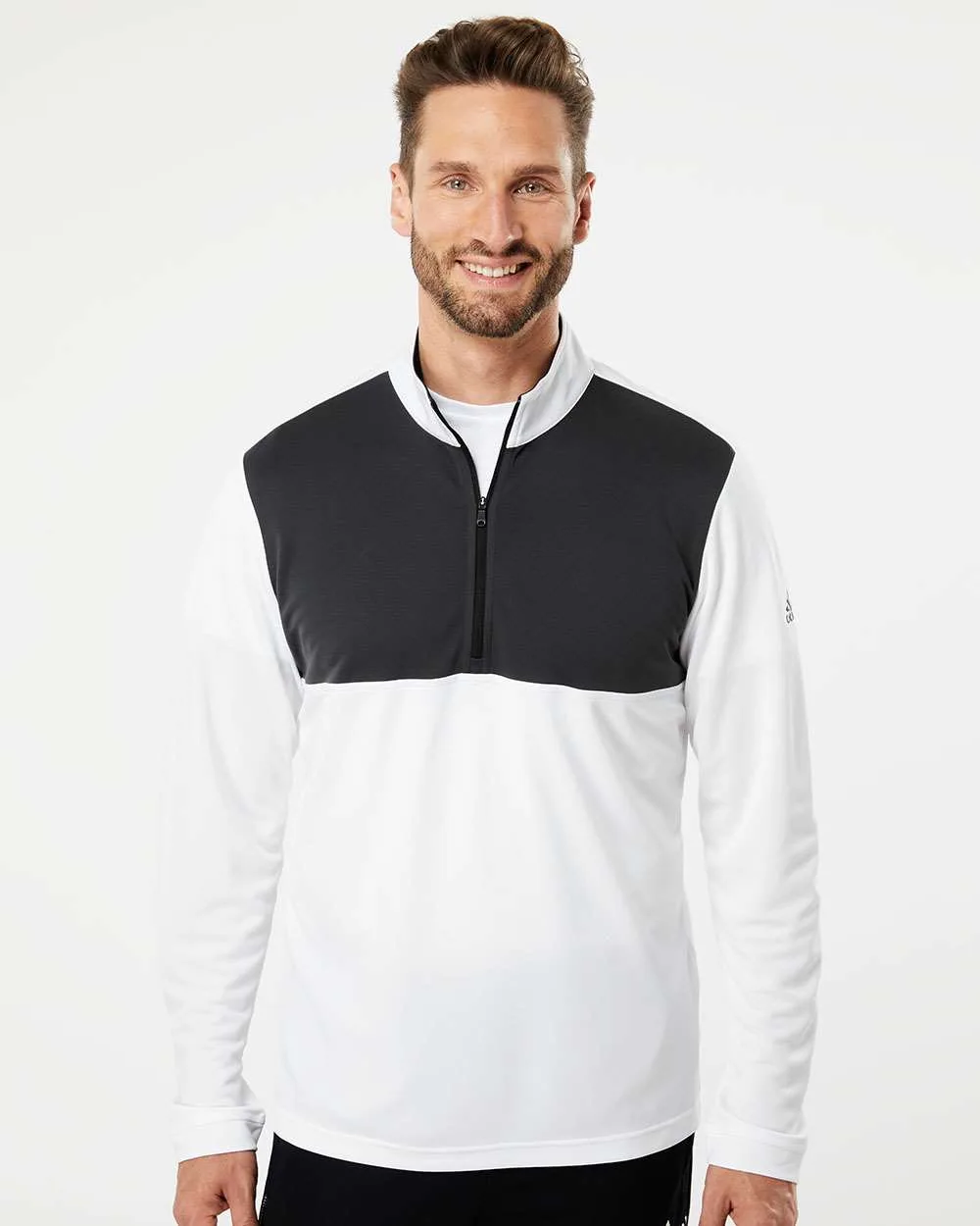 Adidas® Lightweight Quarter-Zip Pullover view 7
