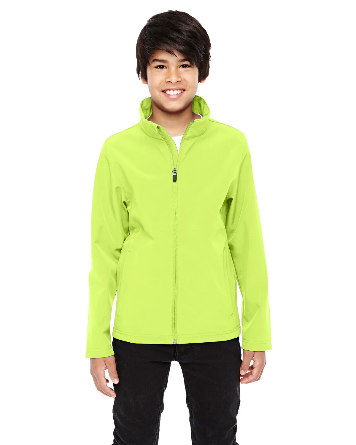 Team 365 Youth Leader Soft Shell Jacket view 2