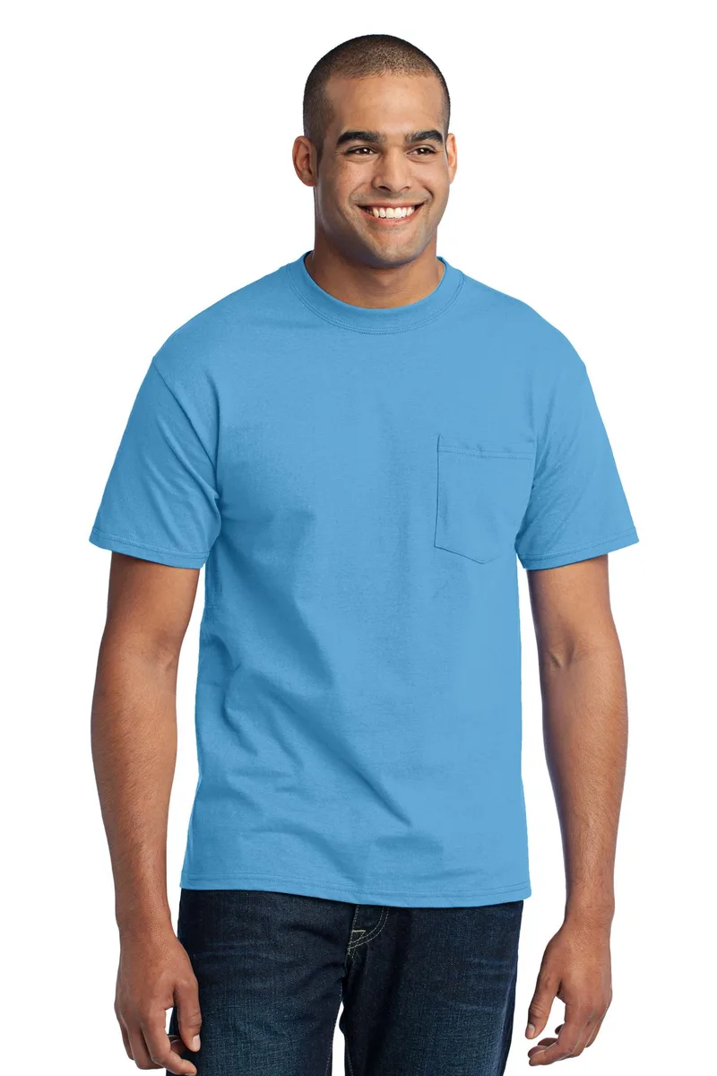Port & Co™ Core Blend Pocket Tee. view 4