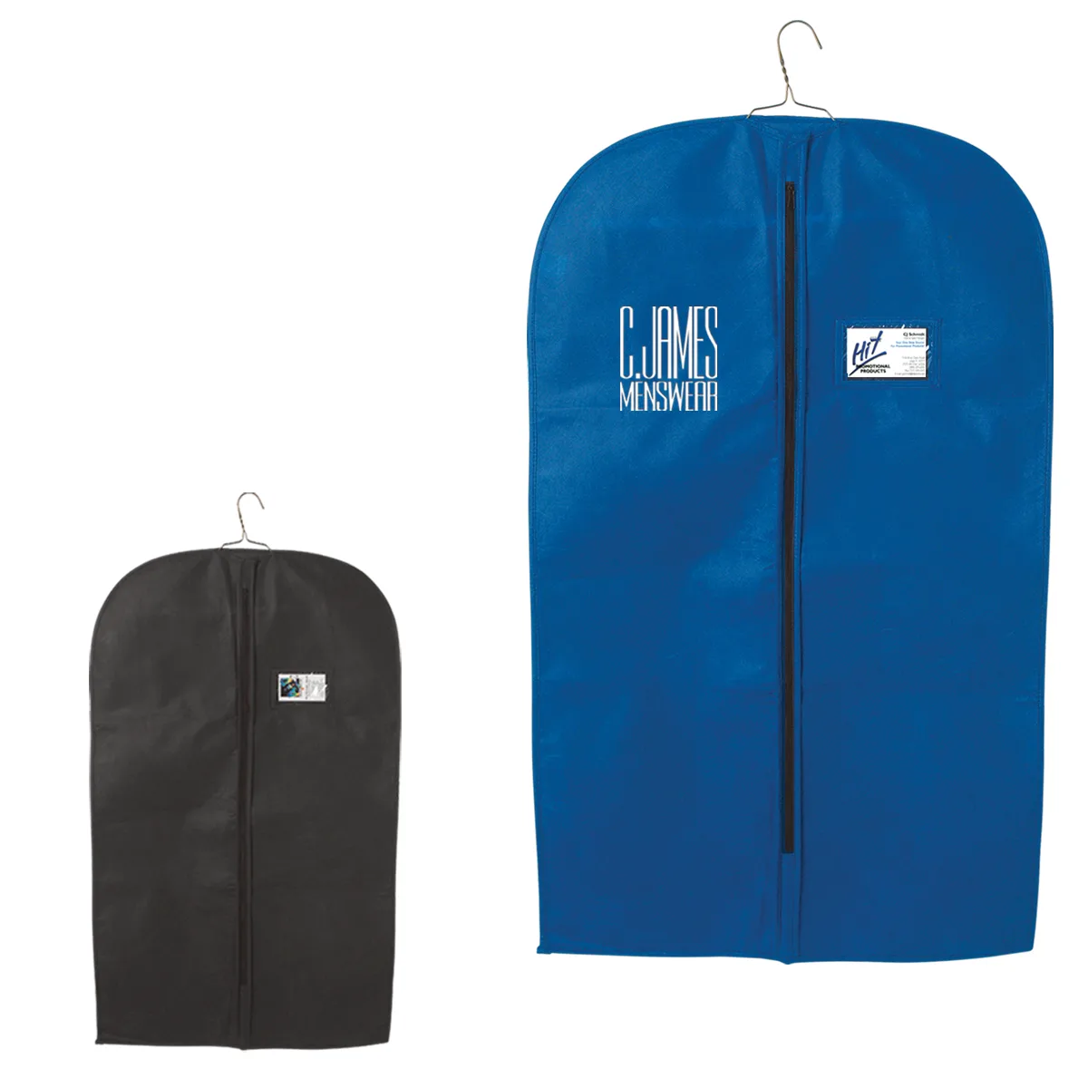 Non-woven Garment Bag — Black