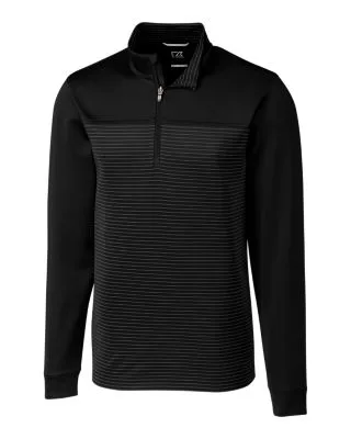 Cutter & Buck Traverse Stripe Stretch Quarter Zip Mens Pullover view 7