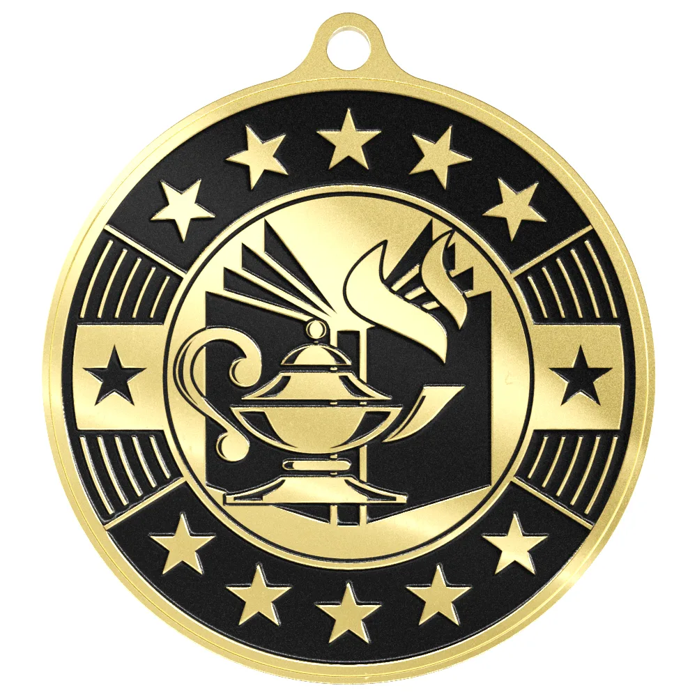 Book & Lamp Simucast Medallions