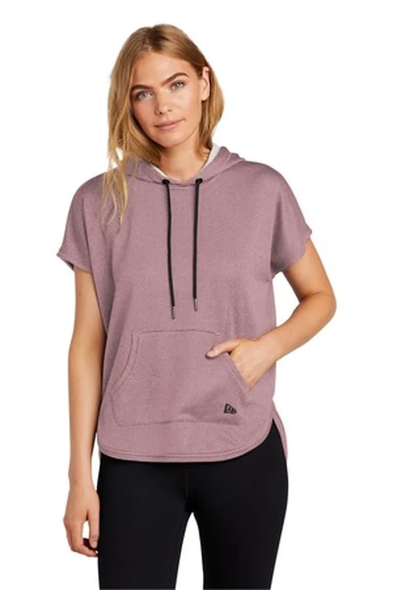 New Era ® Women's Performance Terry Short Sleeve Hoodie