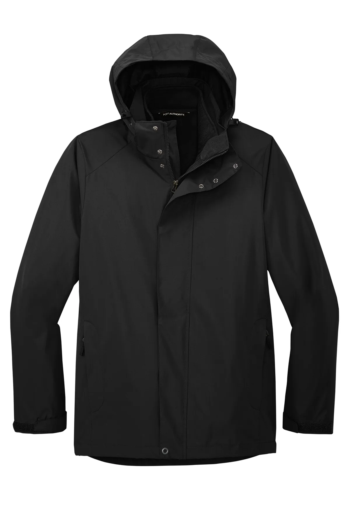 Black Blank Flat View