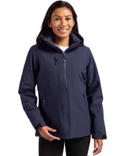 Clique Cornice 3-in-1 Eco Waterproof Parka + Inner Layer Full Zip Womens Jacket System view 2