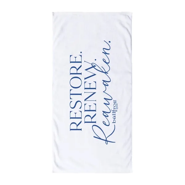 Resort Beach Towel (White) view 4