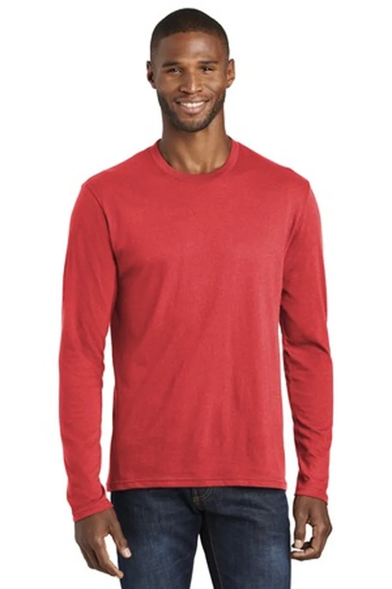 Port & Co™ Long Sleeve Fan Favorite ™ Blend Tee.
