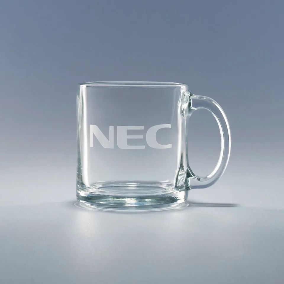 13 Oz. Clear Tempered Coffee Mug