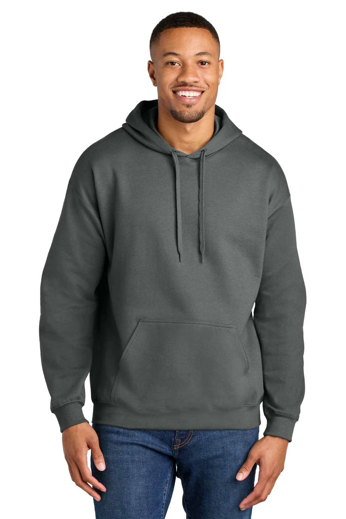 Gildan® Softstyle® Midweight Pullover Hooded Sweatshirt view 2