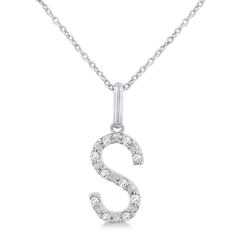 Jilco Inc Initial Necklace-S