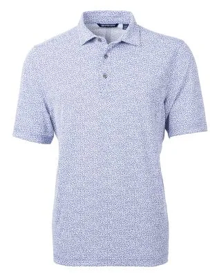 Cutter & Buck Virtue Eco Pique Botanical Print Recycled Mens Polo view 7