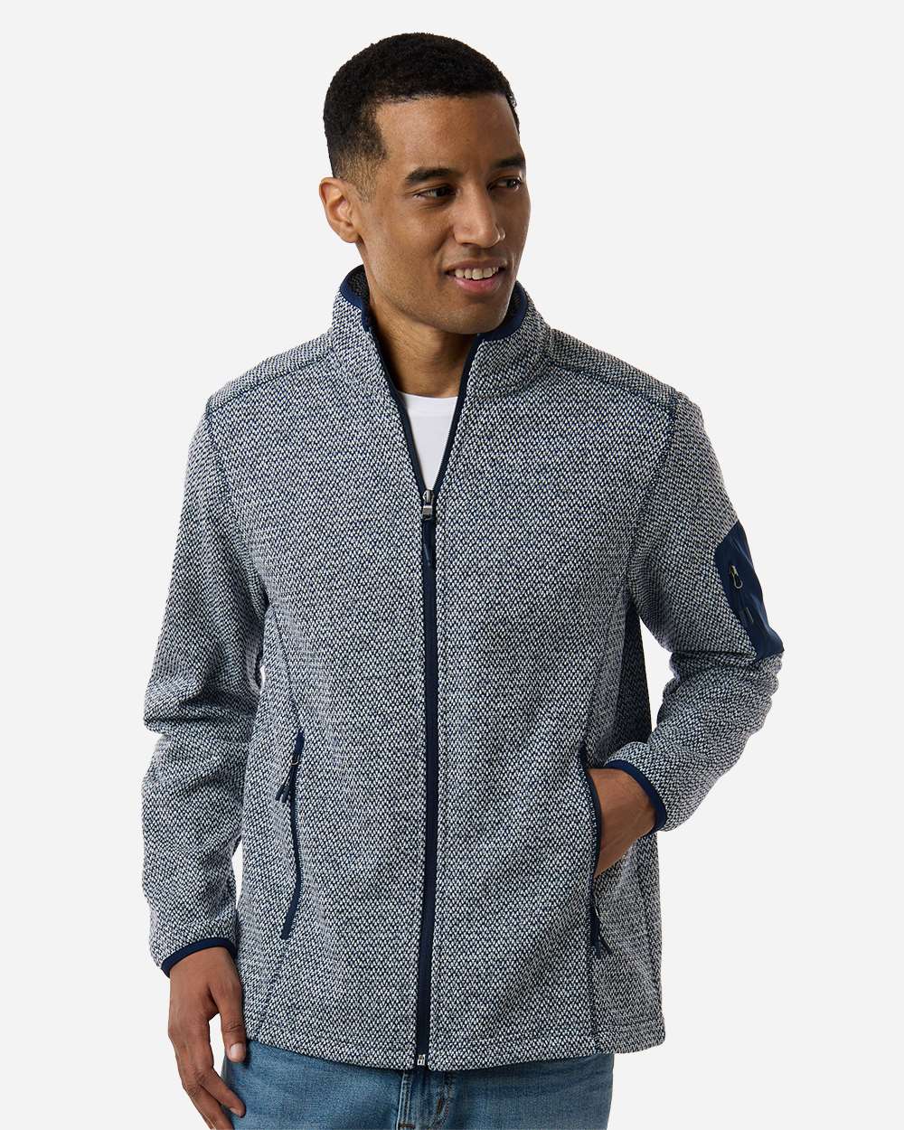 NORTH END® Men's Jasper Full-Zip Fleece Jacket view 2