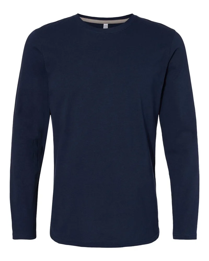 LAT® Fine Jersey Long Sleeve Tee Shirt view 3