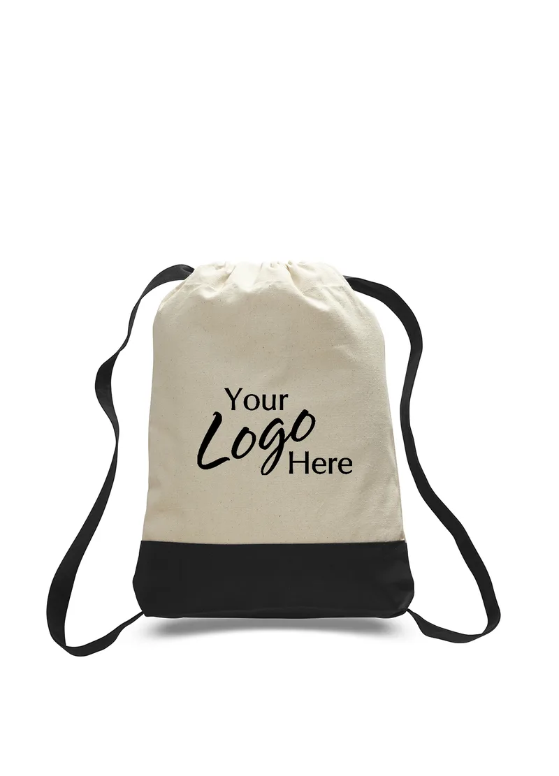 Canvas 2 Tone Sport Backpack (14"x18"x2")