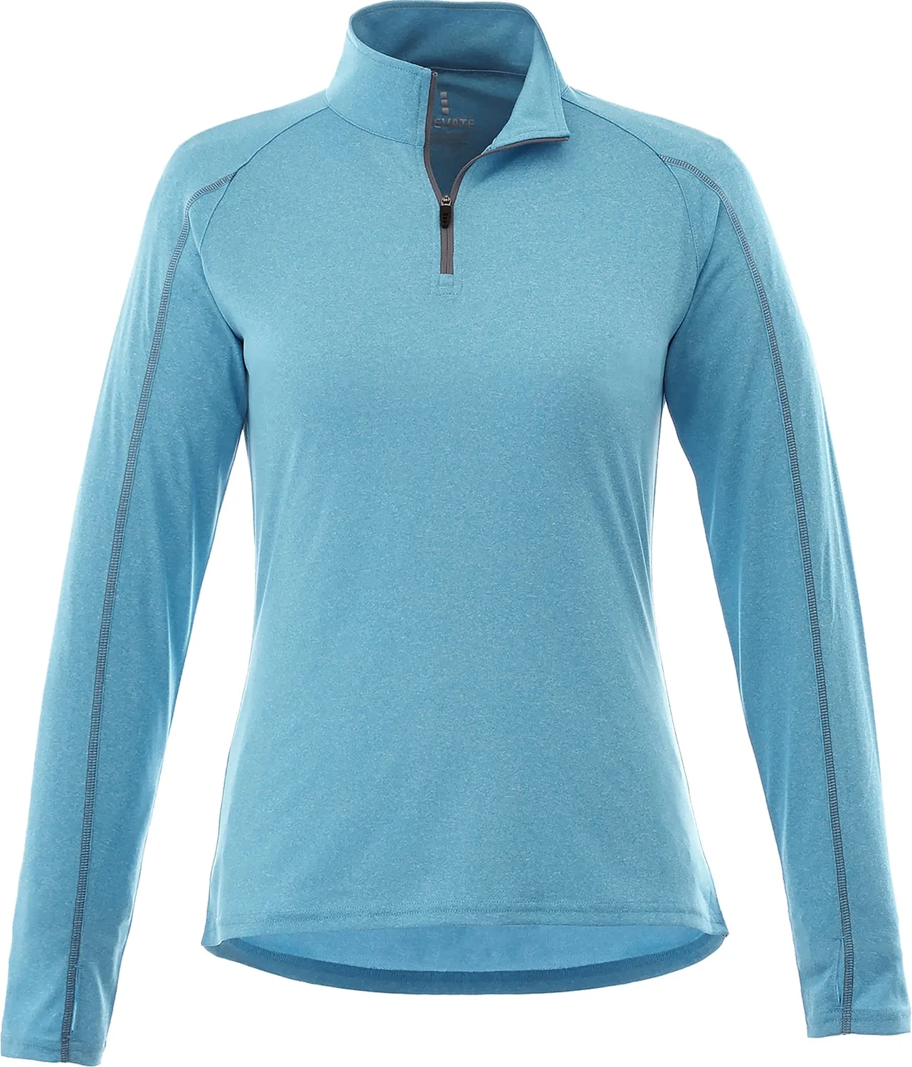 Women's TAZA Performance Knit Quarter Zip with Thumb Holes view 2