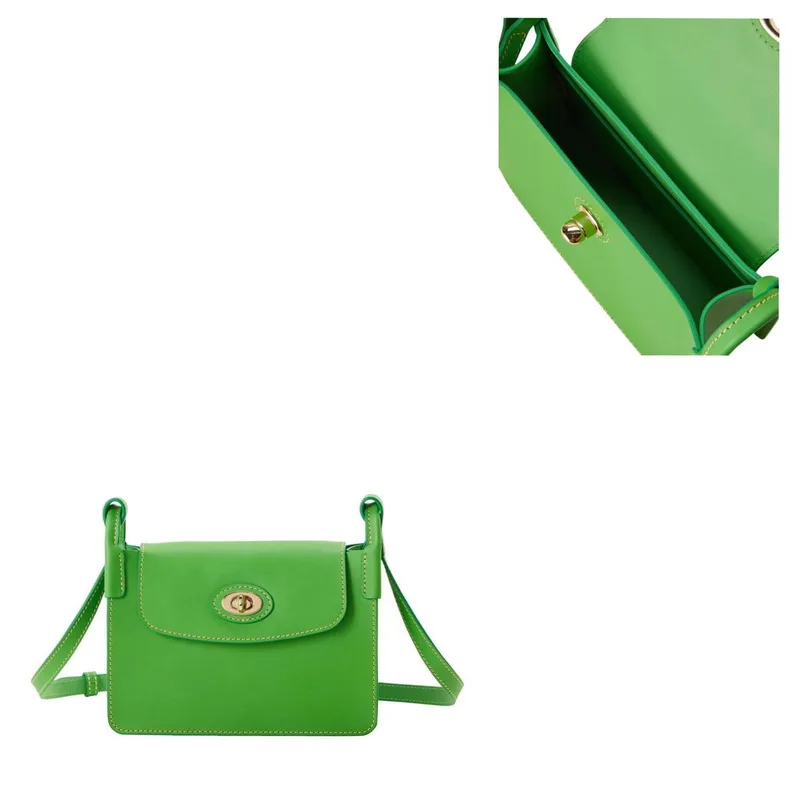 Dooney & Bourke Kelly Green Sweety Leather Pinky Bag