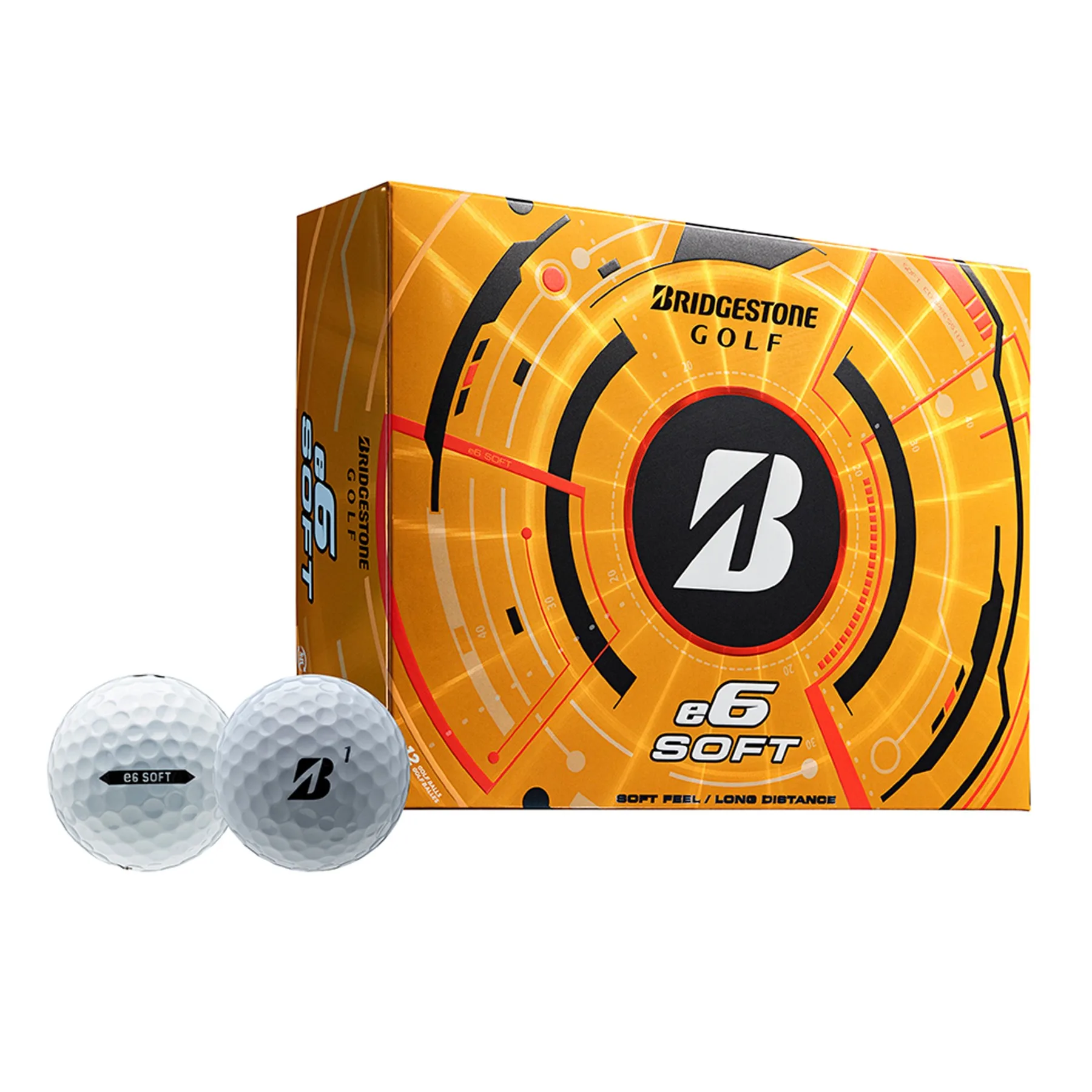 Bridgestone e6 Soft Golf Balls - White