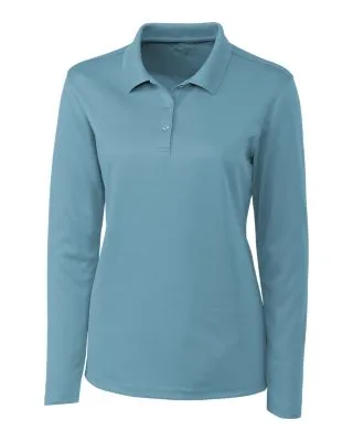 Clique Spin Eco Performance Pique Long Sleeve Womens Polo view 2