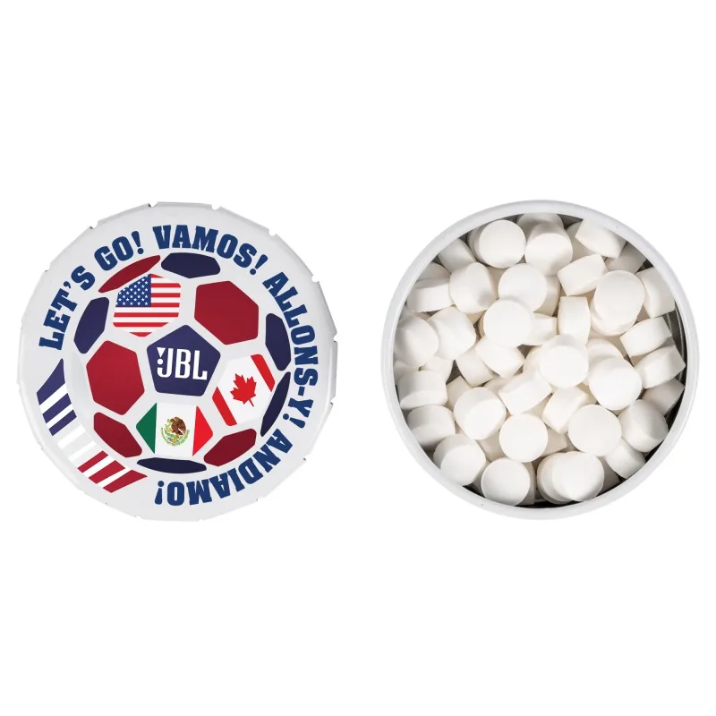 Soccer Theme Snap-It Tin-MicroMints® view 3