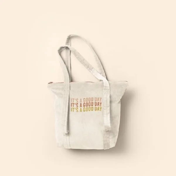 Twinkles Yoga Corduroy Tote view 4