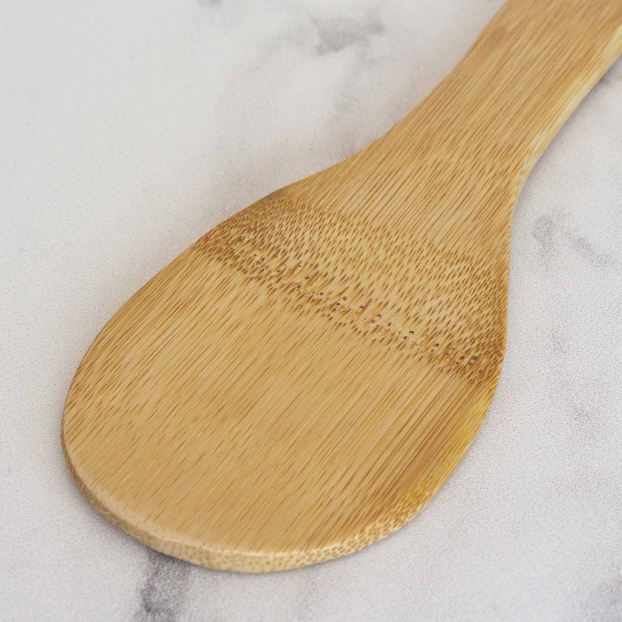 Bamboo 8" Rice Paddle view 4
