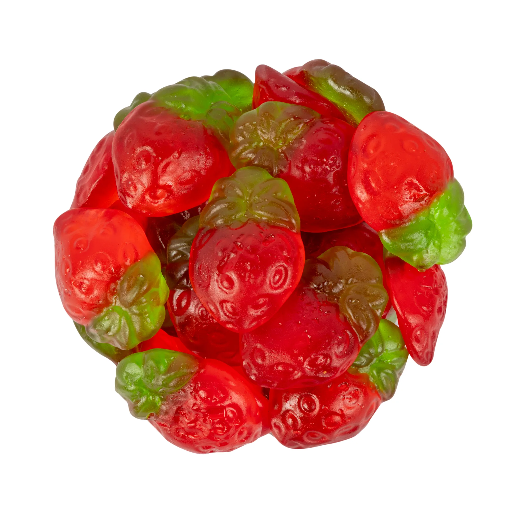 4 oz. ECO-Digibag™, Compostable & Full Color, 3D Gummy Strawberries view 2